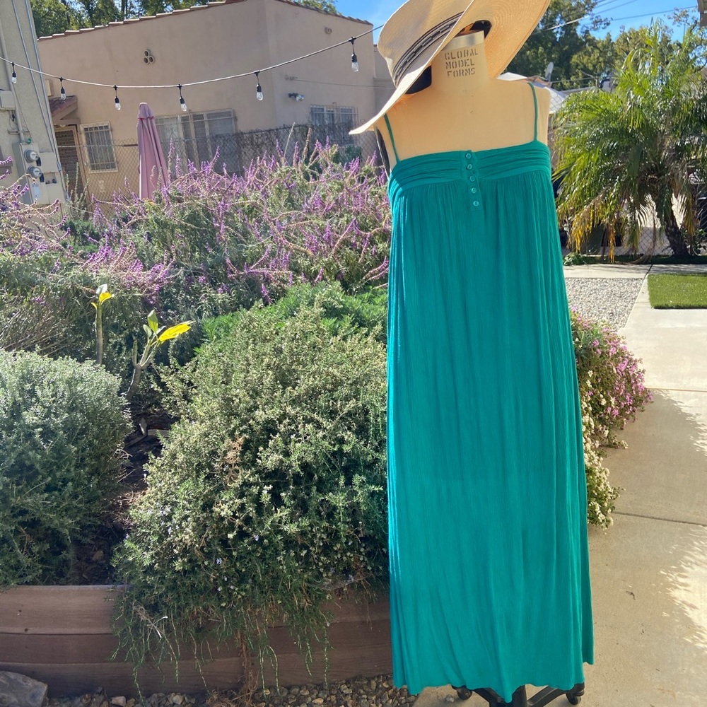 Urban outfitters teal gauze dress SM